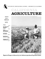 California Agriculture, Vol. 26, No.2