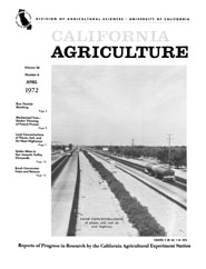 California Agriculture, Vol. 26, No.4