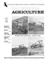 California Agriculture, Vol. 26, No.6