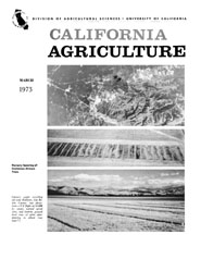 California Agriculture, Vol. 27, No.3