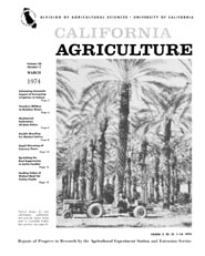 California Agriculture, Vol. 28, No.3