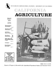 California Agriculture, Vol. 28, No.6