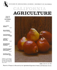 California Agriculture, Vol. 28, No.12
