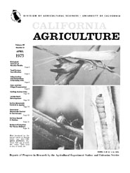 California Agriculture, Vol. 29, No.4