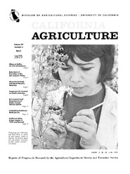 California Agriculture, Vol. 29, No.5