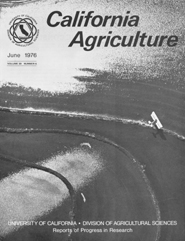 California Agriculture, Vol. 30, No.6