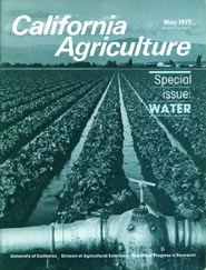 California Agriculture, Vol. 31, No.5