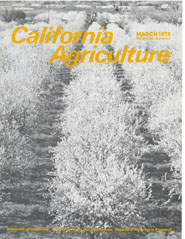 California Agriculture, Vol. 32, No.3