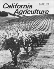 California Agriculture, Vol. 33, No.3