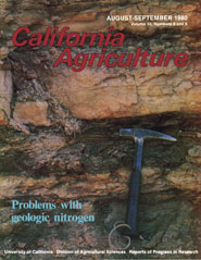California Agriculture, Vol. 34, No.8