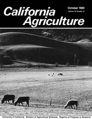 California Agriculture, Vol. 34, No.10