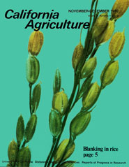 California Agriculture, Vol. 34, No.11