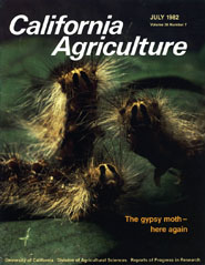 California Agriculture, Vol. 36, No.7
