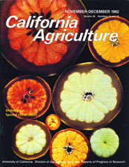 California Agriculture, Vol. 36, No.11