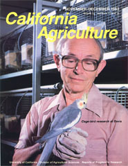 California Agriculture, Vol. 37, No.11