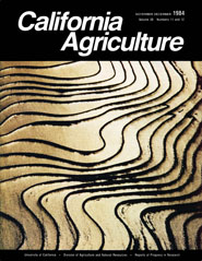 California Agriculture, Vol. 38, No.11