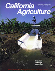 California Agriculture, Vol. 41, No.9