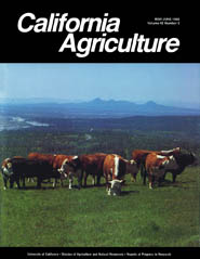 California Agriculture, Vol. 42, No.3