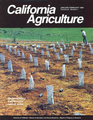 California Agriculture, Vol. 43, No.1