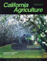 California Agriculture, Vol. 43, No.4