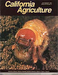 California Agriculture, Vol. 44, No.4