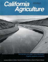 California Agriculture, Vol. 45, No.2