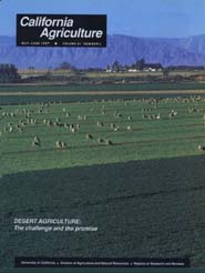 California Agriculture, Vol. 51, No.3