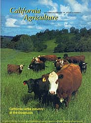 California Agriculture, Vol. 56, No.5
