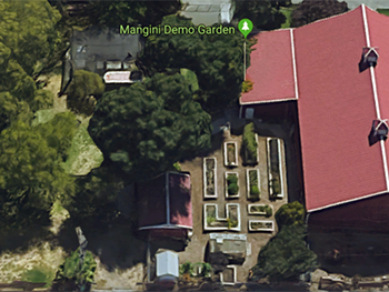 Aerial view of Rivertown Demonstration Garden from Google Maps
