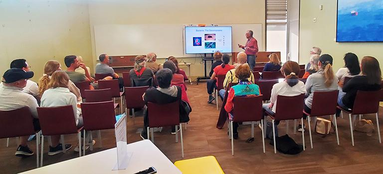 In Person Talk at local library_Photo Courtesy Lori Palmquist