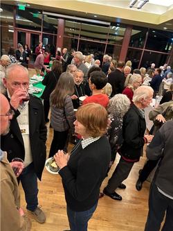 CoCoMGs and guests mingle at the 2023 Volunteer Recognition Potluck Dinner._Photo Courtesy Simone Adait