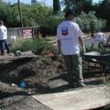 9/2008: Benches & bridges, mulching & streambeds, oh my!