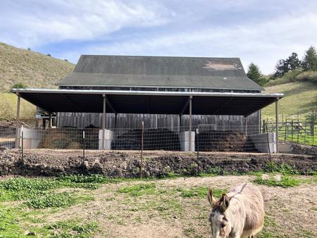 Front View of New Bunker (w/temporary fencing)