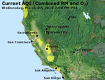 EPA Air Quality Map