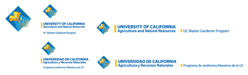 Examples of UC ANR Master Gardener logos