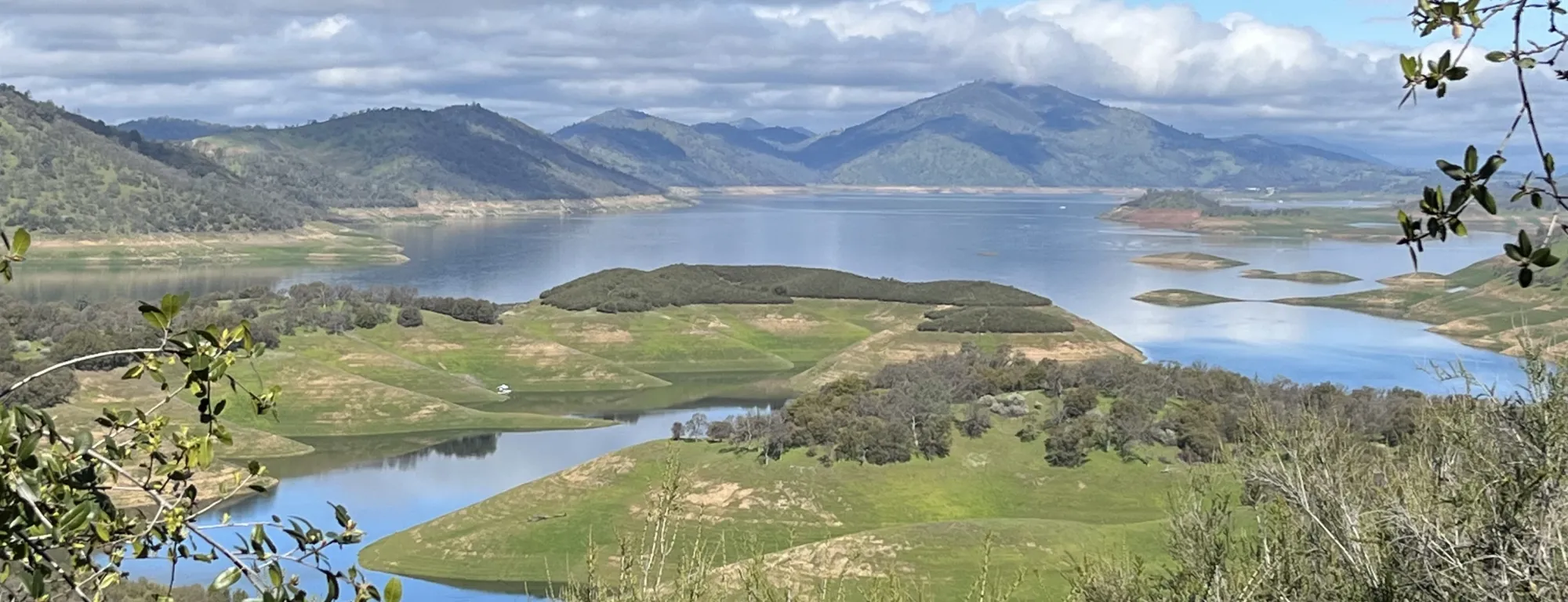 image of reservoir in spring