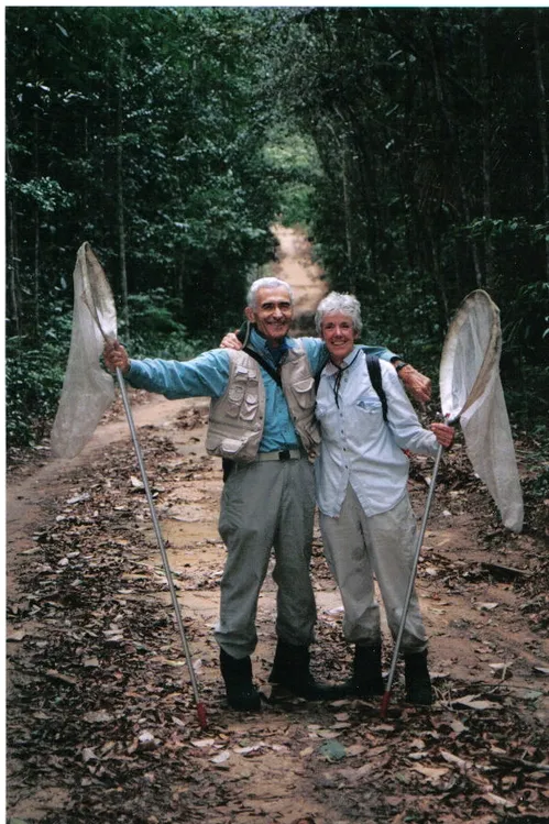THE RESEARCHERS--Maurice and Catherine Tauber in Brazil.