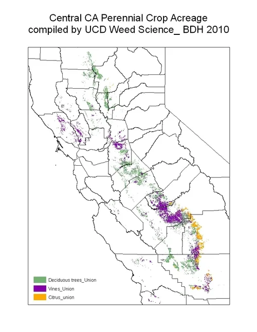 perennial crop data BDH 2010