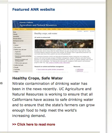 Recommended websites