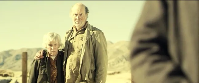 Bruce and Lassie Hammock are depicted as drought-besieged farmers in "The Last Survivors." (Photo courtesy of Tom Hammock, director)