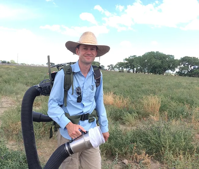 UC Davis alumnus Matt Forister, McMinn Professor of Biology at the University of Nevada, Reno, will present a seminar at UC Davis on Wednesday, April 25 on his work with understanding the colonization of alfalfa by the Melissa blue butterfly.