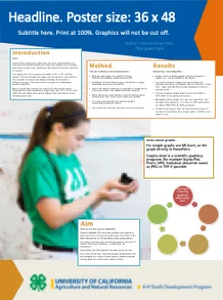 4H poster 36x48 display