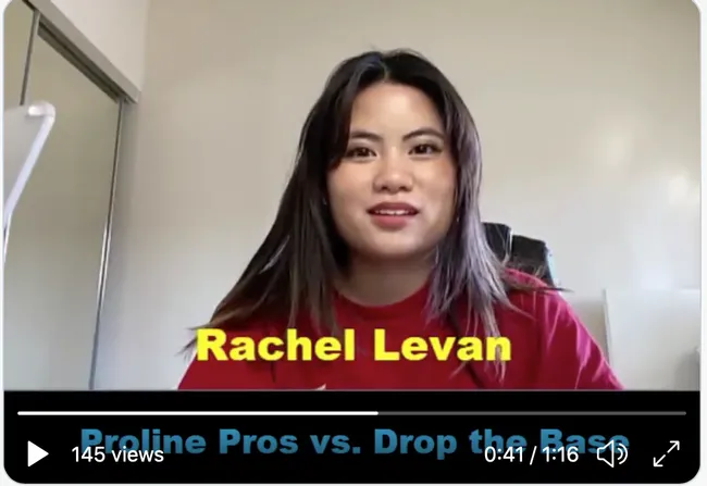 Rachel Levan, a UC Davis third-year genetics major from Fairfield, Calif., is one of the participants in the Eric Conn Biochemistry Quizzes. (Screen shot)