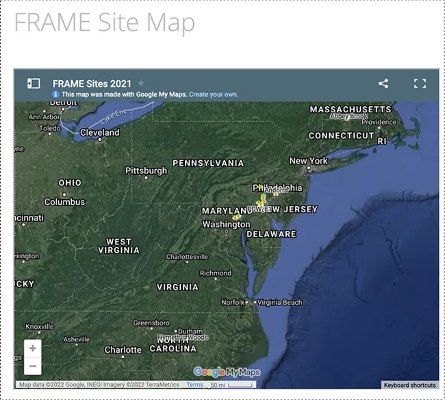 The FRAME (FoRests Among Managed Ecosystems) program will be featured at the UC Davis Department of Entomology and Nematology seminar on Feb. 9. This is a screen shot from the FRAME website.