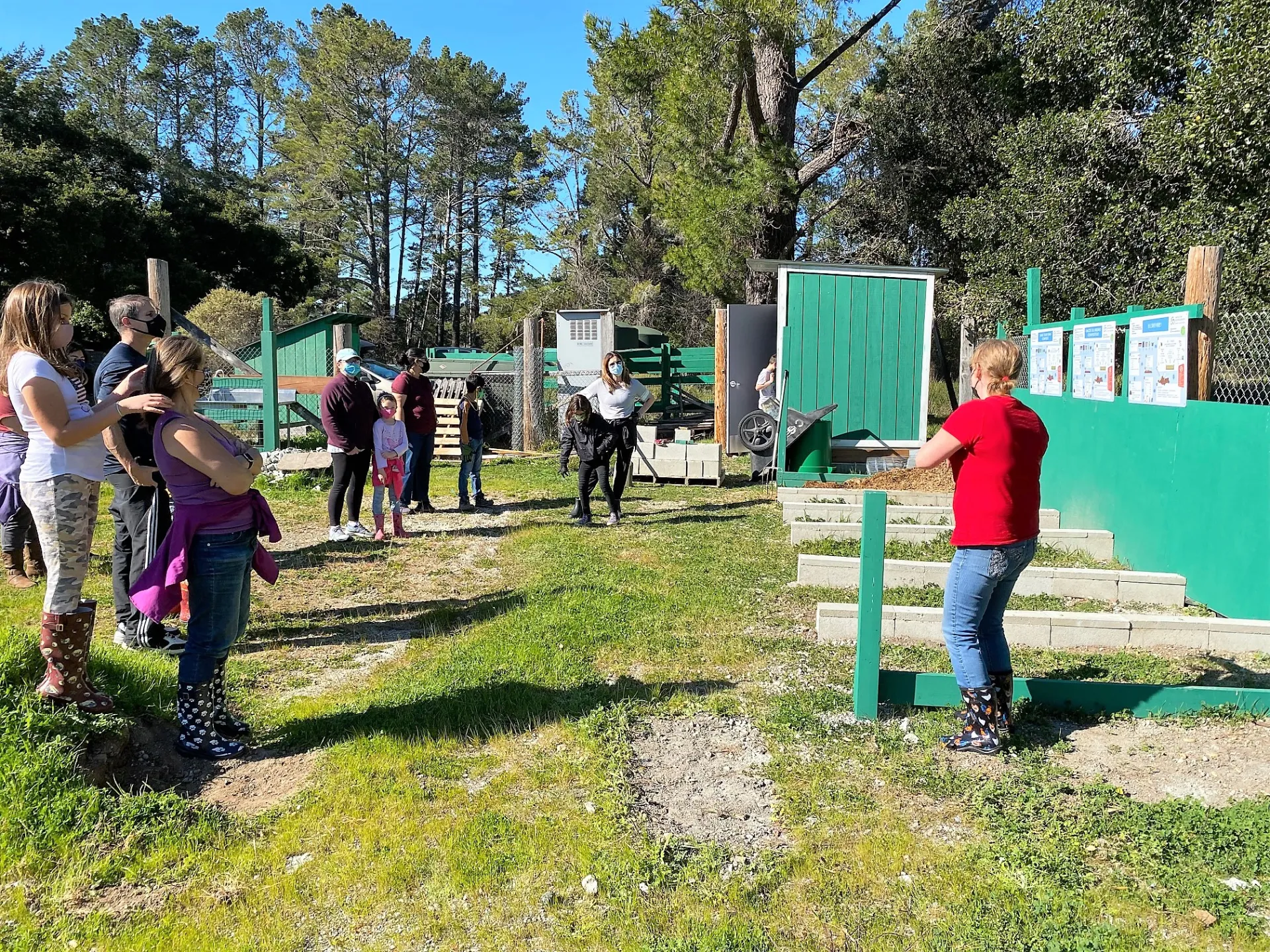 Composting System Construction Work Day