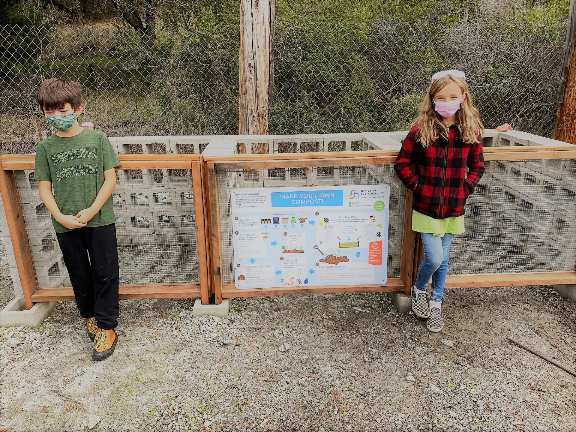 4-H Youth Celebrate Finished Composting System Project - 11.06.21