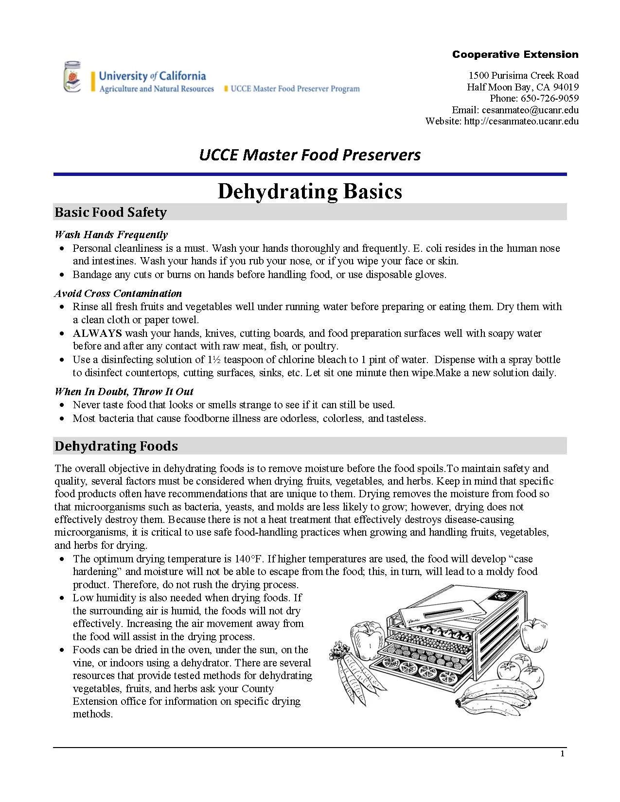 Dehydrating Basics (pg.1)