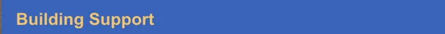 Image with words Building SUpport