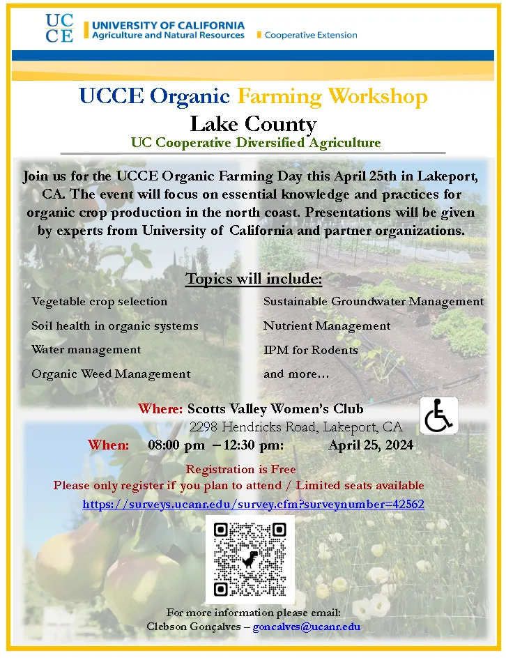 UCCE Organic - Lake