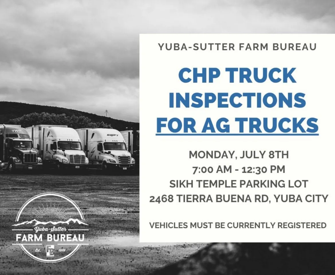 CHP Truck Inspections for Ag Trucks 2024